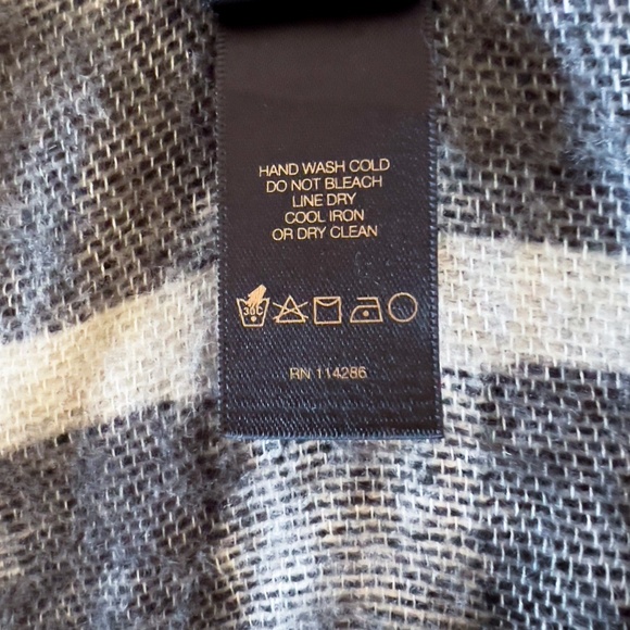 Frye Western Poncho Wrap Large XL Southwestern Boho Cowboy Rodeo Ruana Cape - Picture 10 of 12